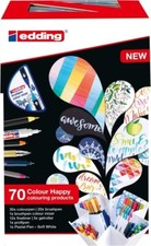 edding Malbox Stifteset Colour Happy Big Box- 61 tlg. Handlettering Brush-Pen
