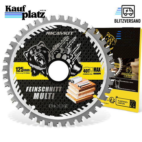 Kreissägeblatt ø125mm - kreissägeblatt,