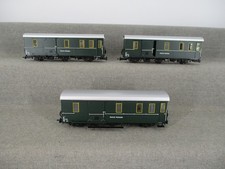 Liliput Spur H0e diverse Personenwagen der DR Set 3-teilig ohne OVP AB26