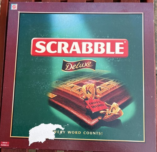 Vintage scrabble deluxe - scrabble,