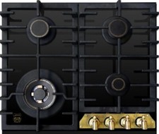 Kaiser Gas Kochfeld KCG 6335 Em Turbo, Retro Einbau Herd 60 cm, Erdgas/Propangas