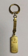 Schlüsselanhänger Goldbarren
