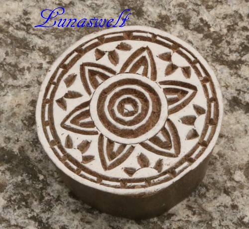 Indischer textilstempel - indischer,