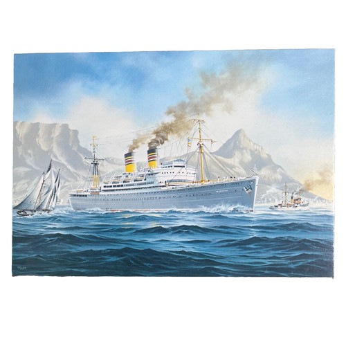 Postkarte schiff windhuk - postkarte,