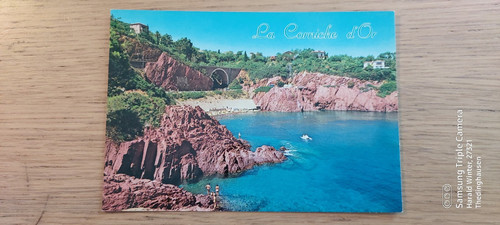 Postkarte corniche or - postkarte,