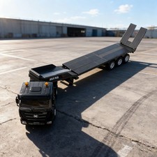 Huina1318 1:18 Anhänger 9-Kanal Ferngesteuerter Pritschenanhänger RC LKW Traktgd
