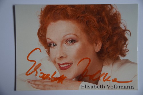 Elisabeth volkmann signierte - volkmann,