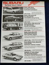 Subaru 1800 Allrad XT Turbo