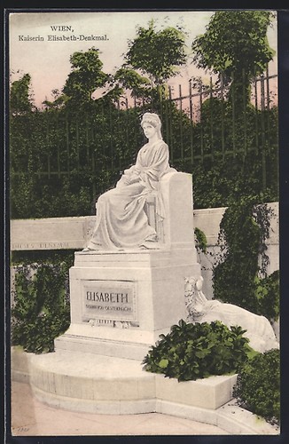 Ansichtskarte wien denkmal - wien,,