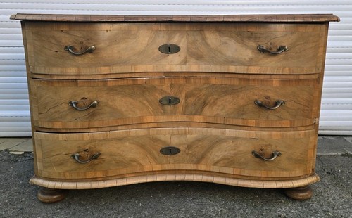 Barock kommode nußbaum - ,