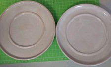 Teller Unterteller Untersetzer Handmade 16 Cm 2x Keramik