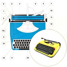 Privileg 300t typewriter - privileg,