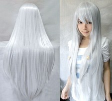 80cm   Cosplay Wig Perücke perruque mit 10 Farben Halloween Karneval ++80cm0080