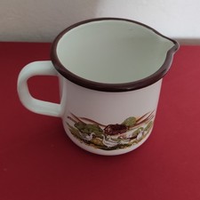 Emaille Topf Milchtopf mit