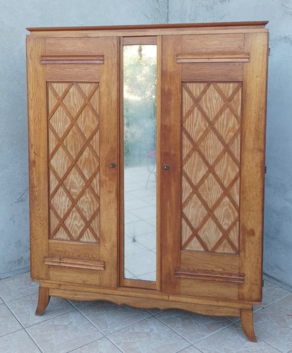 Vintage eichen schrank - eichen,