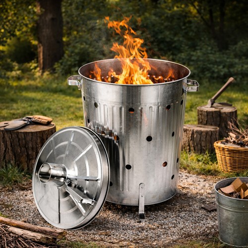 Feuertonne liter verzinkt - feuertonne, 75