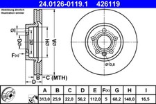 2 x ATE 24.0126-0119.1