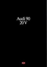 Audi 90  - 20V -  Prospekt  -