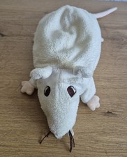 Ikea GOSIG Ratte, weiß, mit Stoffaugen, 37 cm