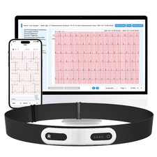 2025 Neu Langzeit-EKG-Gerät Herzmonitor 24 Stunden Aufzeichnung mit KI-Analyse