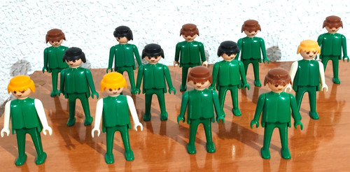 Playmobil x13 grüne - playmobil, weiße