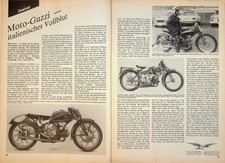 Oldtimer Markt 11/1984 Teil I - Markenportrait Moto Guzzi - ein interessanter Rü