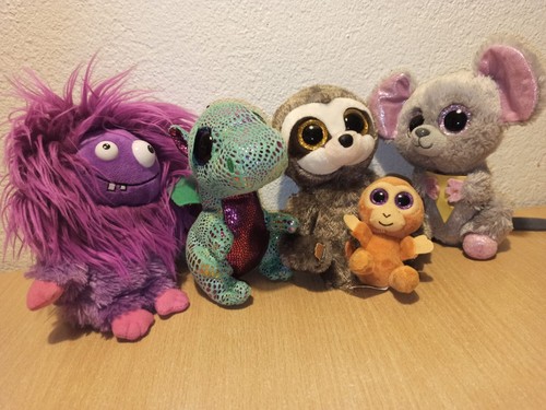 5er set konvolut - set, stofftiere