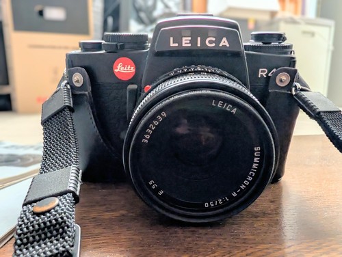 Leica mit objektiv - r4,