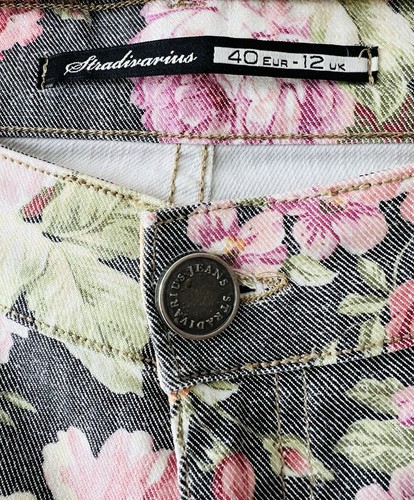 Stradivarius blumen jeans - stradivarius, hose