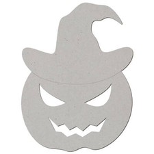 Pappe Kürbis mit Hut V1 -