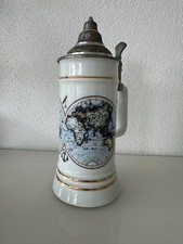 WMF Bierkrug Krug Sammlerkrug "Weltumsegler", Zinndeckel