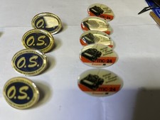 O.S Anstecker ca. 25 Jahre alt.  Pins & Button