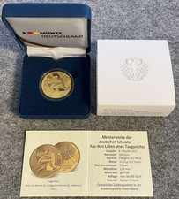 Deutschland 100 € Euro Goldmünze 2025 Prägestätte D Serie Deutsche Literatur