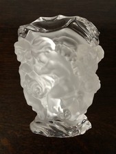 Vase Bleikristall Putten