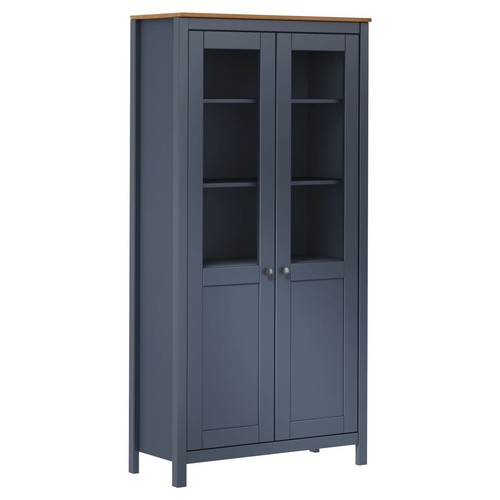 Highboard vitrine massivholz - highboard,