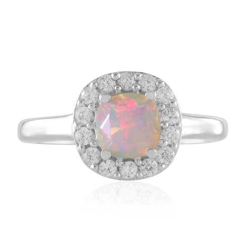 Welo opal sterling silber ring - welo,