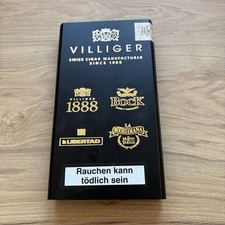 Zigarren Humidor - Vintage - VILLIGER - schwarz - neuwertig