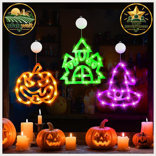 Halloween deko fenster led - halloween,