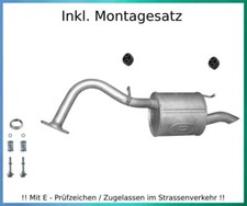 Endschalldämpfer Toyota Yaris (P9) 1.0 VVT-i  Auspuff Montagesatz