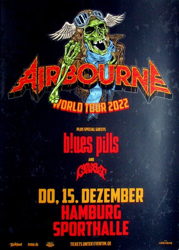 Airbourne 2022 plakat - airbourne,