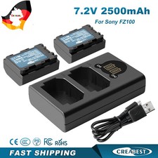 2Pack NP-FZ100 Akku Für Sony