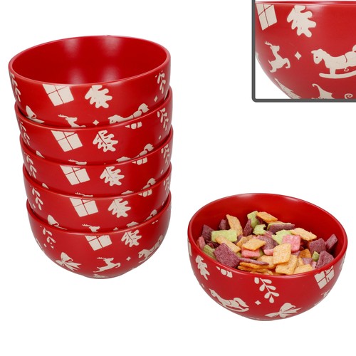 6er set müslischalen advent - müslischalen,