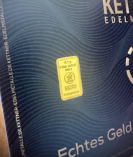 Goldbarren 0,1g Gramm 999,9