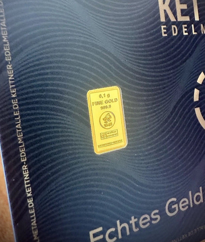 Goldbarren gramm 999 - gramm, 999,9