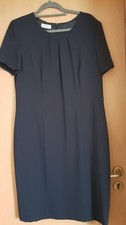 GERRY WEBER Damen Etuikleid Gr. 42 Dunkelblau Neuwertig
