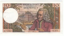 (GERM) 10 FRANCS VOLTAIRE