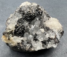 Kleinstufe Sphalerit xx Quarz