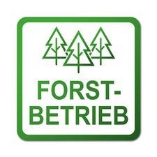 Aufkleber "Forstbetrieb"
