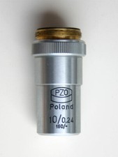 PZO Objektiv 10/0,24 für z.B. Zeiss Mikroskop