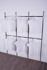 Wandregal Ladeneinrichtung Kleiderständer Regal-System Wandgarderobe 189,5 cm